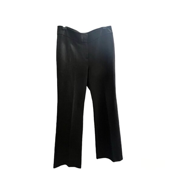 Talbots Charcoal Gray Straight Leg Bootcut Mid-rise Dress Pants Slacks Size 8 - Picture 2 of 6